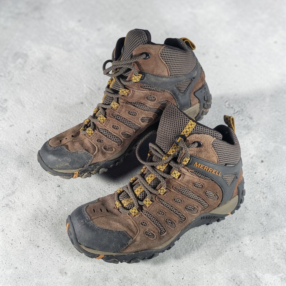 Merrell Moab Crosslander 2 Mid Waterproof Men 10 Earth Brown Hiking Boot J035717